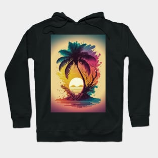 Sunset Palm Hoodie